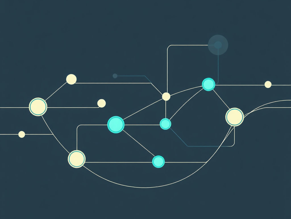 Illustration d'un flux de tâches qui s'automatisent